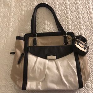 Vera wang work tote reversible with mini purse